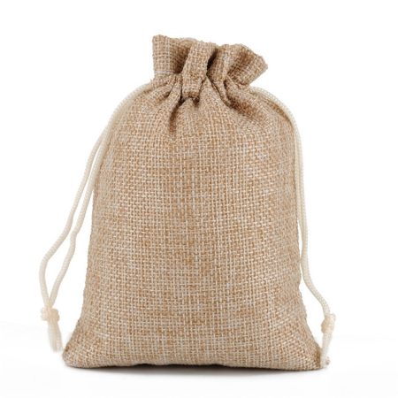 50 PCS Multi size Linen Jute Drawstring Gift Bags Sacks Wedding Birthday Party Favors Drawstring Gift Bags, Series 2