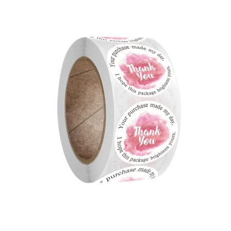 Handicraft Decoration Envelope Seal Sticker Thank You Label, 2.5 cm / 1 inch