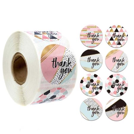 Roll Seal Sticker Thank You Handmade Wedding Decoration Sticker Label, A-31, A-32