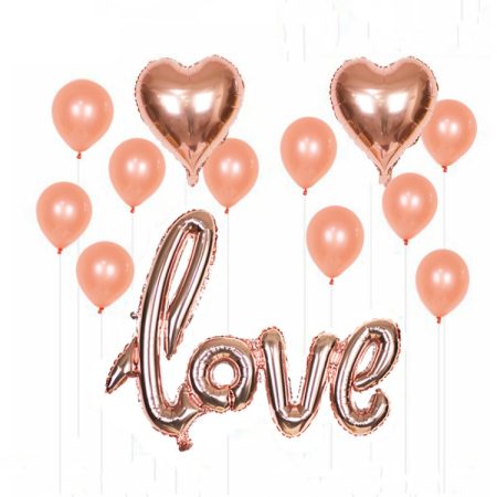 1 Set LOVE Aluminum Foil Balloon Decoration Set Wedding Wedding Wedding Venue Layout Balloons, Style:LOVE + 2 Heart Shape + 5 Sequins 5 Latex, LOVE + 2 Heart Shape + 10 Latex, LOVE + 2 Heart Shape + 10 Sequins, LOVE + 2 Heart Shape + 5 Sequins 5 Latex