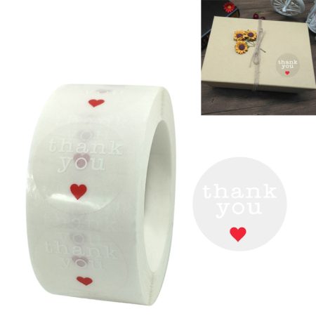 3 PCS Thank You Sticker Sealing Label Gift Packaging Decoration Sticker, E-06 Sticker
