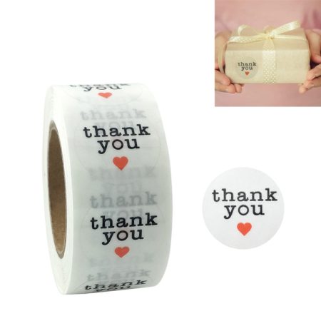 3 PCS Thank You Label Baking Wedding Decoration Sticker, E-05 Sticker