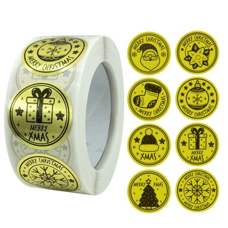 3 PCS Christmas Decoration Gift Series Sticker Label, K-24-25 Sticker