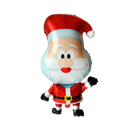 Christmas Decoration Aluminum Film Balloons, Style: Large Santa, Cute Santa, Snowman, Penguin, Deer Head, Santa Head, Bear, Elk, Hat Snowman, Snowflake Santa, Large Santa