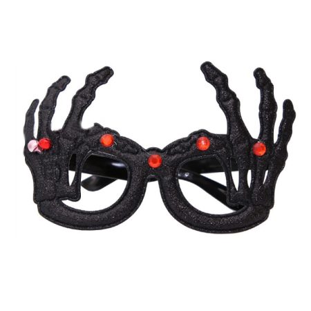 Halloween Decoration Funny Glasses Party Skeleton Spider Horror Props, Skeleton Hand
