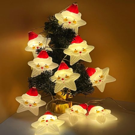 USB Christmas Light String LED Decoration Holiday Window Atmosphere Light, 1.5m 10 Lights, 3m 20 Lights