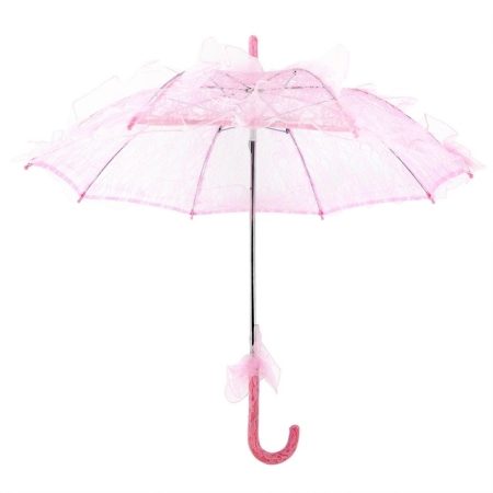 Wedding Parties Bridal Lace Cotton Umbrella Dancing Photography Prop Umbrella, Pink, Red, Purple, Green, Black, Rose Red, White, Orange, Blue