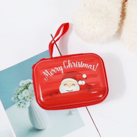Christmas Cartoon Coin Purse Creative Square Storage Box Key Case, Type 2, Type 1, Type 3, Type 4, Type 5, Type 6