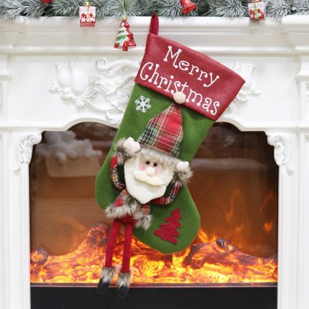 Christmas Decorations Christmas Socks Christmas Tree Pendant Children Gift Candy Bag, Senior, Snowman, Elk