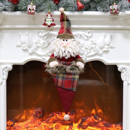 Christmas Pendant Gift Bags Christmas Day Decorations Christmas Children Ornaments Candy Bags Gift Bags, Elderly, Snowman, Elk