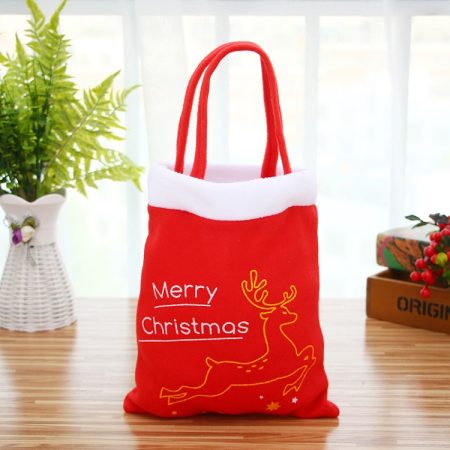Christmas Eve Decoration Backpack Gift Bag, Elk, Christmas Tree