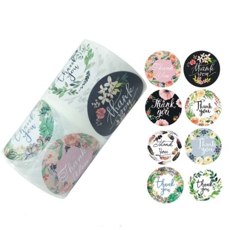 Rolled Floral Thank You Seal Envelope Decoration Wedding Decoration, 5cm/2inch