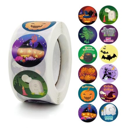 Halloween Childrens Toy Stickers Gift Decoration Gift Sealing Stickers, 2.5cm / 1 Inch