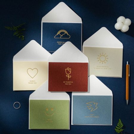 2 Sets Bronzing Mother Day Birthday Card Wishes DIY Envelope Set, 6PCS/Set HK031, 6PCS/Set HK030, 6PCS/Set HK037, 6PCS/Set HK036, 6PCS/Set Live Like Summer Flowers