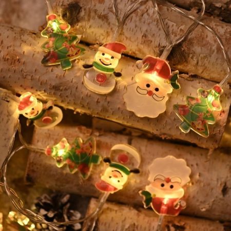 LED Christmas Lights String Christmas Tree Decoration Lamps Holiday Scene Decor, 1.5m 10 Lights Battery Constant Bright, 3m 20 Lights Flashing Battery, 6m 40 Lights Flashing Battery, 1.5m 10 Lights USB Constant Bright, 3m 20 Lights USB Constant Bright...