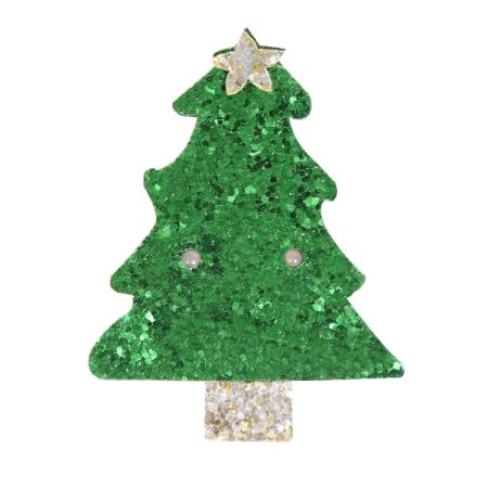 Cartoon Luminous Brooch Decoration Christmas Children and Adult Dress-up Props, Christmas Tree, Elk, Santa Claus, Snowflake, Bell