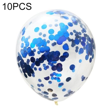 10 PCS 12 Inch Confetti Balloons Wedding Decoration Happy Birthday Party Latex Balloon